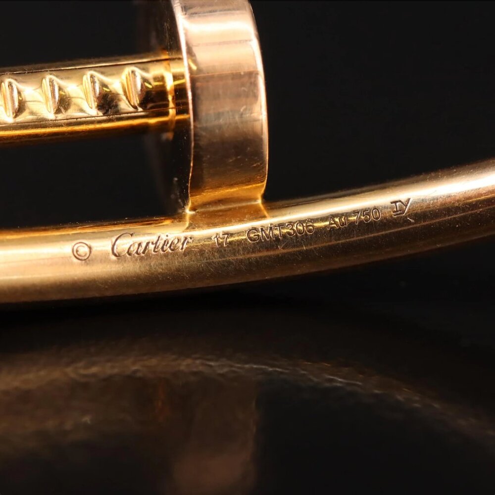 SOLD - Cartier 18K Rose Gold Juste un Clou Bracelet - Picture 10 of 12